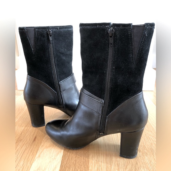 Ladies Hush Puppies Mid-Calf Boots -Size 7 1/2 M - Picture 2 of 10